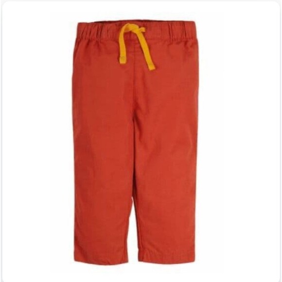 Frugi Organic Cotton Tommy Trousers Falun Red 18-24 Months $42 - Picture 1 of 9
